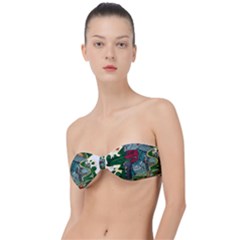 Armor Japan Maple Leaves Samurai Classic Bandeau Bikini Top  by Amaryn4rt