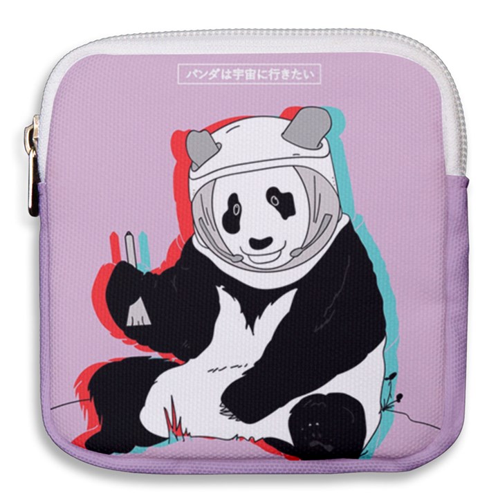 panda space Mini Square Pouch