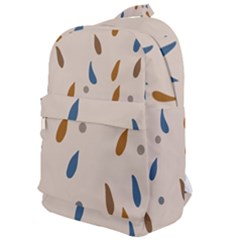 Raindrops Water Drops Pattern Classic Backpack by Amaryn4rt