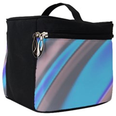 Wave Abstract Texture Design Make Up Travel Bag (big) by Amaryn4rt