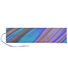 Wave Abstract Texture Design Roll Up Canvas Pencil Holder (l) by Amaryn4rt