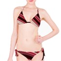 Wave Texture Design Pattern Art Classic Bikini Set View1