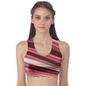 Wave Texture Design Pattern Art Sports Bra View1