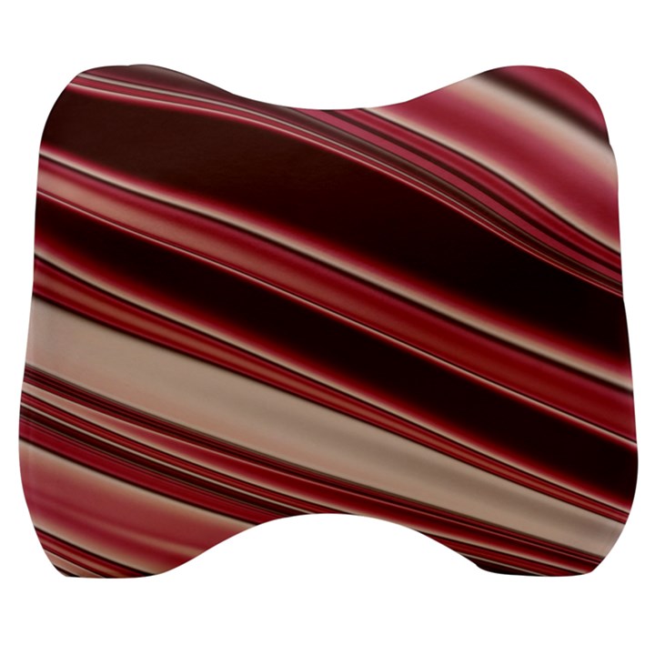 Wave Texture Design Pattern Art Velour Head Support Cushion