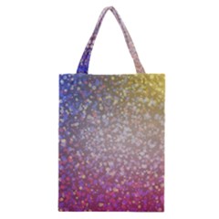 Glitter Particles Pattern Abstract Classic Tote Bag by Amaryn4rt