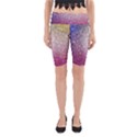 Glitter Particles Pattern Abstract Yoga Cropped Leggings View1