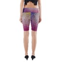 Glitter Particles Pattern Abstract Yoga Cropped Leggings View2