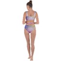 Glitter Particles Pattern Abstract Bandaged Up Bikini Set  View2