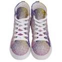 Glitter Particles Pattern Abstract Men s Hi-Top Skate Sneakers View1