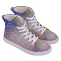 Glitter Particles Pattern Abstract Men s Hi-Top Skate Sneakers View3