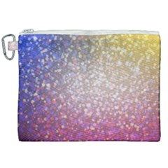 Glitter Particles Pattern Abstract Canvas Cosmetic Bag (xxl) by Amaryn4rt