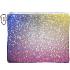 Glitter Particles Pattern Abstract Canvas Cosmetic Bag (xxxl) by Amaryn4rt