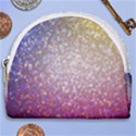 Glitter Particles Pattern Abstract Horseshoe Style Canvas Pouch View1