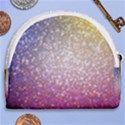 Glitter Particles Pattern Abstract Horseshoe Style Canvas Pouch View2