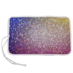 Glitter Particles Pattern Abstract Pen Storage Case (l) by Amaryn4rt