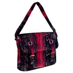 Stranger Things Fantasy Dark  Red Buckle Messenger Bag by Amaryn4rt