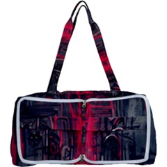 Stranger Things Fantasy Dark  Red Multi Function Bag by Amaryn4rt