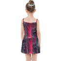 Stranger Things Fantasy Dark  Red Kids  Summer Sun Dress View2