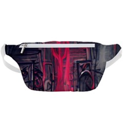 Stranger Things Fantasy Dark  Red Waist Bag  by Amaryn4rt