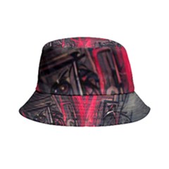 Stranger Things Fantasy Dark  Red Inside Out Bucket Hat by Amaryn4rt