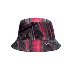 Stranger Things Fantasy Dark  Red Inside Out Bucket Hat (kids) by Amaryn4rt