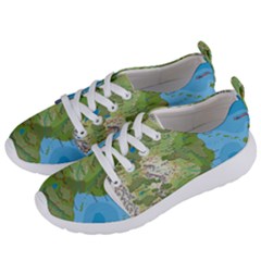 Grand Duchy Of Valderin Fantasy Map Women s Lightweight Sports Shoes by Amaryn4rt