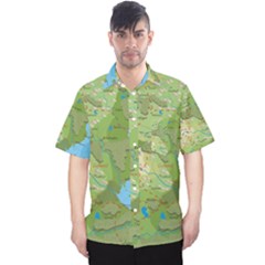 Grand Duchy Of Valderin Fantasy Map Men s Hawaii Shirt