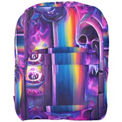 Purple Drawing Digital Art Full Print Backpack by Amaryn4rt