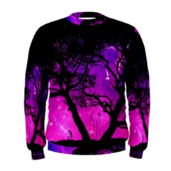 Tree Men Space Universe Surreal Men s Sweatshirt by Amaryn4rt