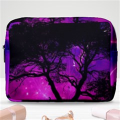 Tree Men Space Universe Surreal Make Up Pouch (large) by Amaryn4rt