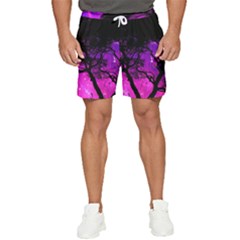 Tree Men Space Universe Surreal Men s Runner Shorts by Amaryn4rt