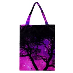 Tree Men Space Universe Surreal Classic Tote Bag by Amaryn4rt