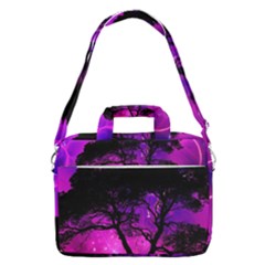 Tree Men Space Universe Surreal Macbook Pro 16  Shoulder Laptop Bag by Amaryn4rt