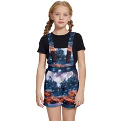 Artificial Intelligence Surreal Kids  Short Overalls