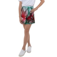 Abstract Pattern Art Colorful Kids  Tennis Skirt