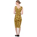 Floral Wallpaper Floral Background Sleeveless Pencil Dress View4