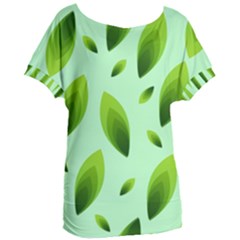 Background Pattern Leaves Nature Women s Oversized Tee by Amaryn4rt