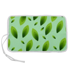 Background Pattern Leaves Nature Pen Storage Case (s) by Amaryn4rt