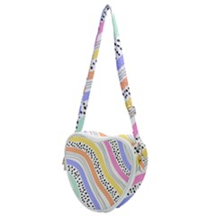 Background Abstract Wallpaper Heart Shoulder Bag by Amaryn4rt