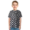 Background Pattern Geometric Kids  Sport Mesh Tee View1