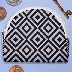 Background Pattern Geometric Horseshoe Style Canvas Pouch by Amaryn4rt