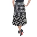 Background Pattern Geometric Midi Mermaid Skirt View2