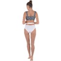 Background Pattern Geometric Bandaged Up Bikini Top View2