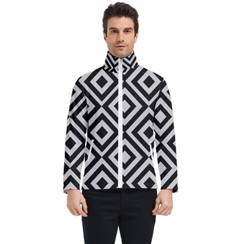 Background Pattern Geometric Men s Bomber Jacket by Amaryn4rt