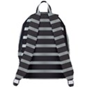 Black Silver Background Pattern Stripes The Plain Backpack View3