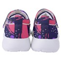 Abstract Background Shapes Banner Women s Velcro Strap Shoes View4