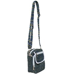 Abstract Pattern Sprinkles Shoulder Strap Belt Bag by Amaryn4rt