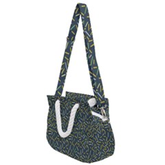 Abstract Pattern Sprinkles Rope Handles Shoulder Strap Bag by Amaryn4rt