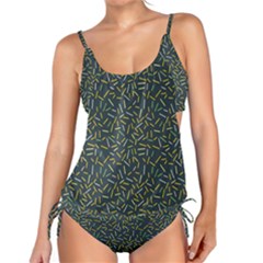 Abstract Pattern Sprinkles Tankini Set by Amaryn4rt