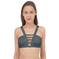 Abstract Pattern Sprinkles Cage Up Bikini Top by Amaryn4rt